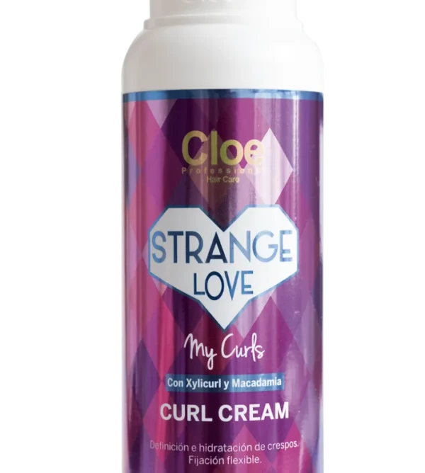 Crema Definidora De Rizos Strange Love Curl Con Xilicurl & Macadamia