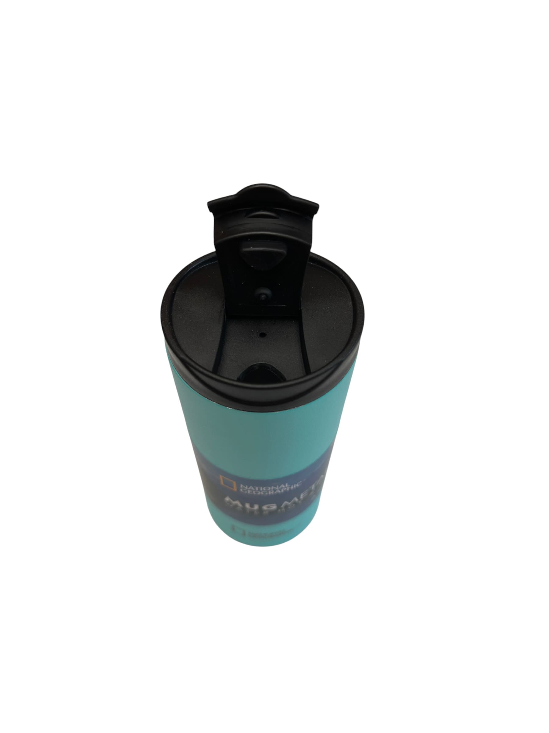 Mug metálico turquesa 1
