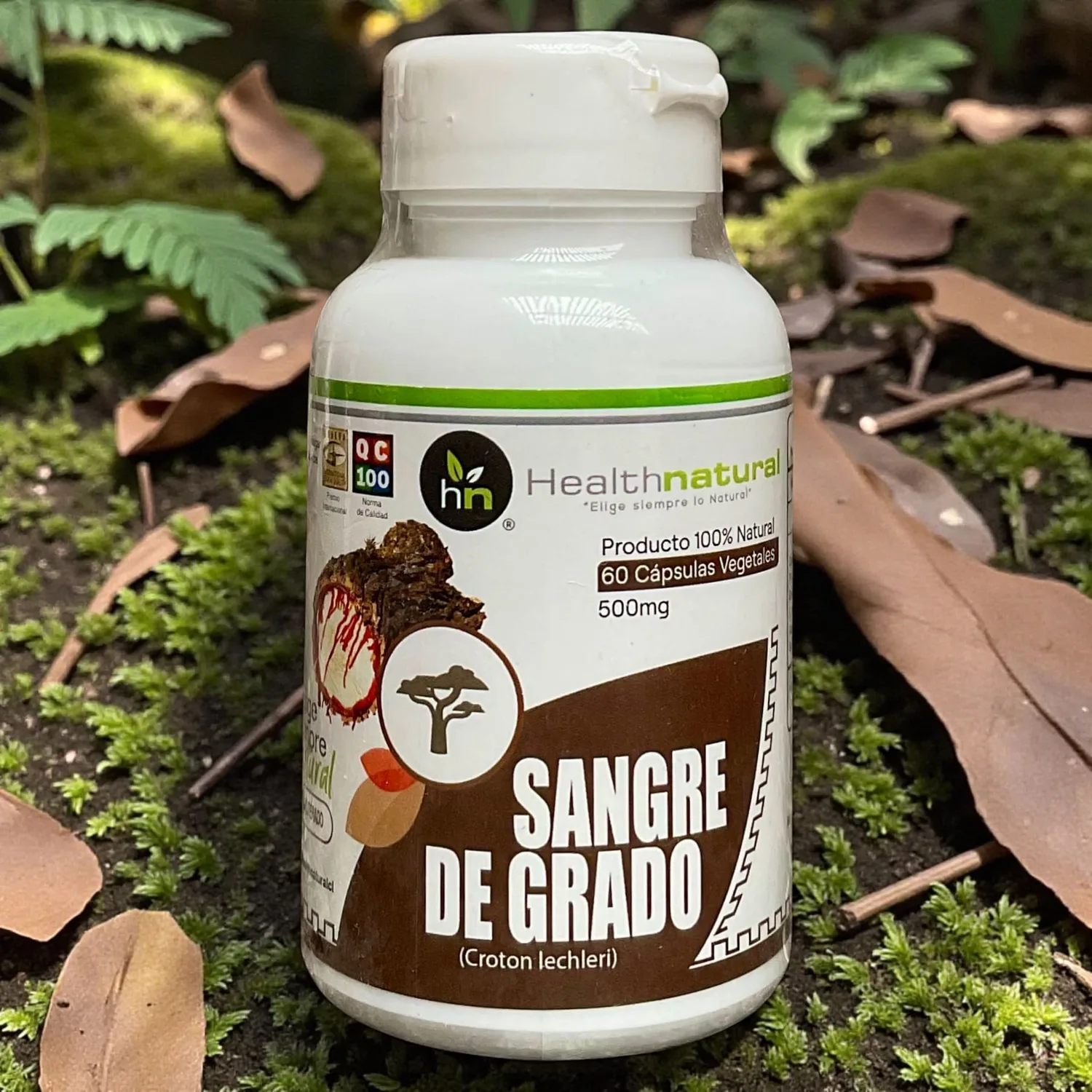 Sangre de Grado Health Natural 60 Cápsulas Vegetales 500mg - Imagen 7