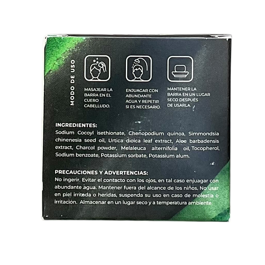 Shampoo Detox Sólido En Barra Para Cabello Graso - Imagen 3