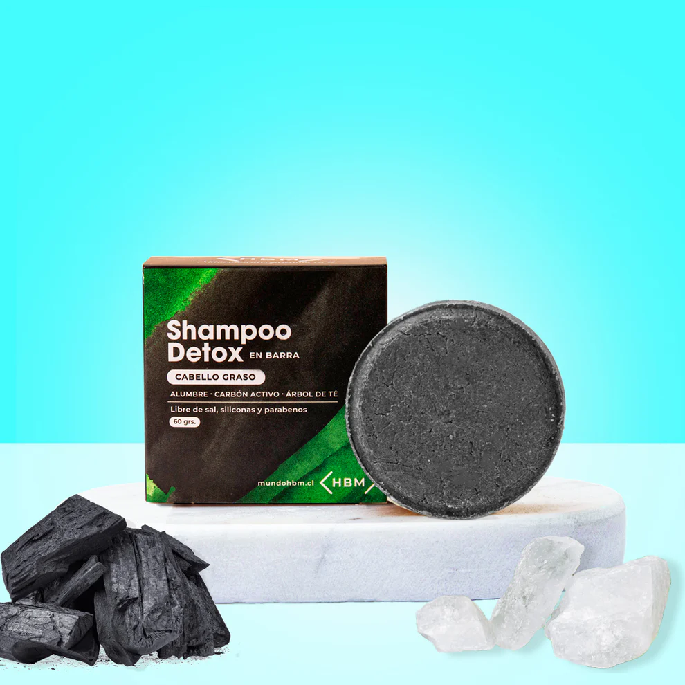 Shampoo Detox Sólido En Barra Para Cabello Graso - Imagen 4