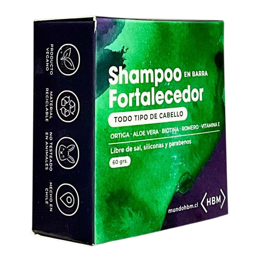 Shampoo Fortalecedor Sólido En Barra Todo Tipo De Cabellos - Imagen 2