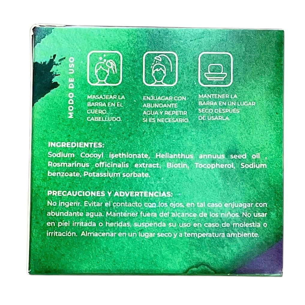 Shampoo Fortalecedor Sólido En Barra Todo Tipo De Cabellos - Imagen 3