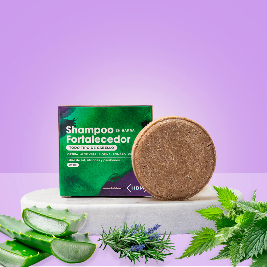 Shampoo Fortalecedor Sólido En Barra Todo Tipo De Cabellos - Imagen 4