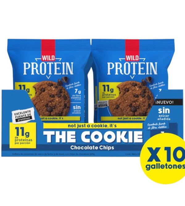 Galletones Protein Wild Foods The Cookie - Pack 10 Unidades