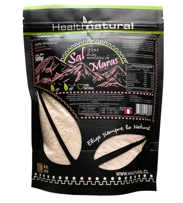 Sal de las montañas de Maras Health Natural 500g