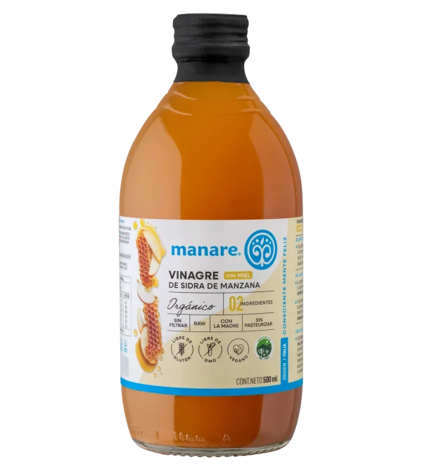 Vinagre de manzana con miel - 500ml - Manare