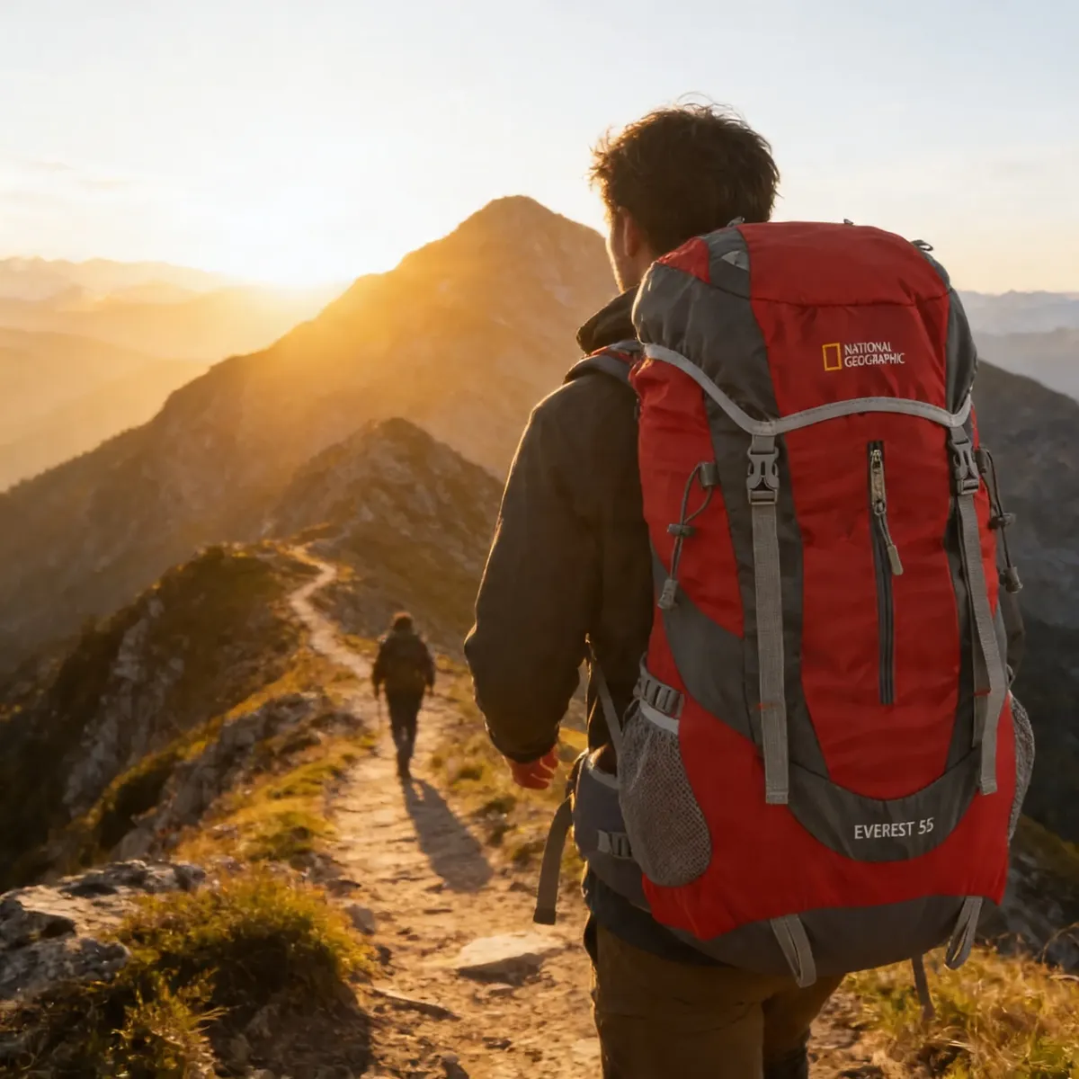 Mochila De Trekking 55 Litros Everest National Geographic