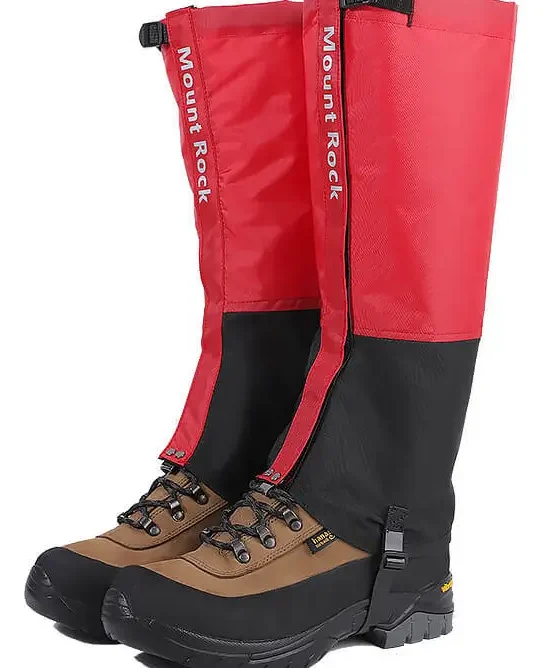 Polainas para la nieve Mountain Rock Rojas