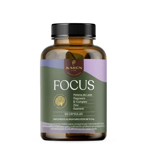 Focus Melena de León + Vitaminas y Minerales 60 Cápsulas