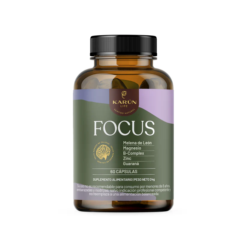 Focus Melena de León + Vitaminas y Minerales 60 Cápsulas