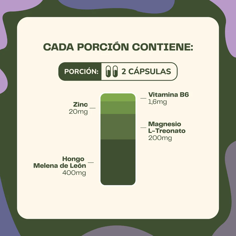Focus Melena de León + Vitaminas y Minerales 60 Cápsulas