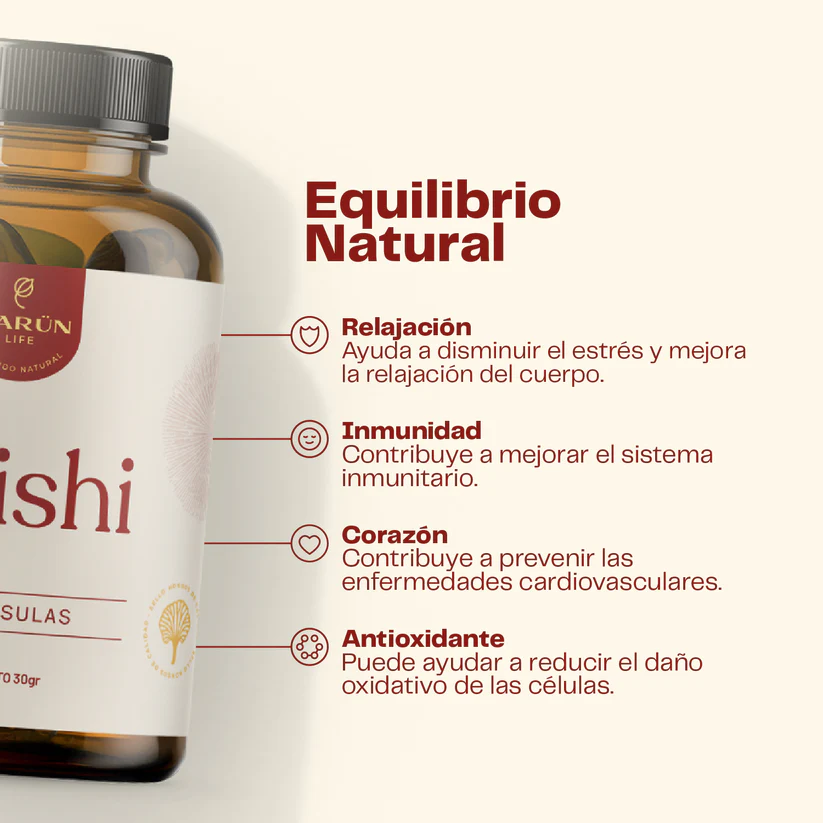 Reishi Hongo Karun Life 500mg 60 Cápsulas