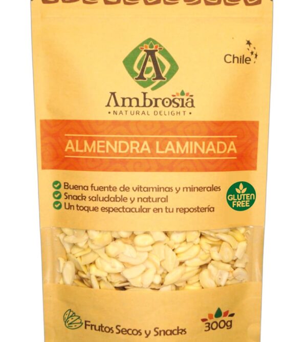 Almendras Laminadas Sin Piel 300g Ambrosia