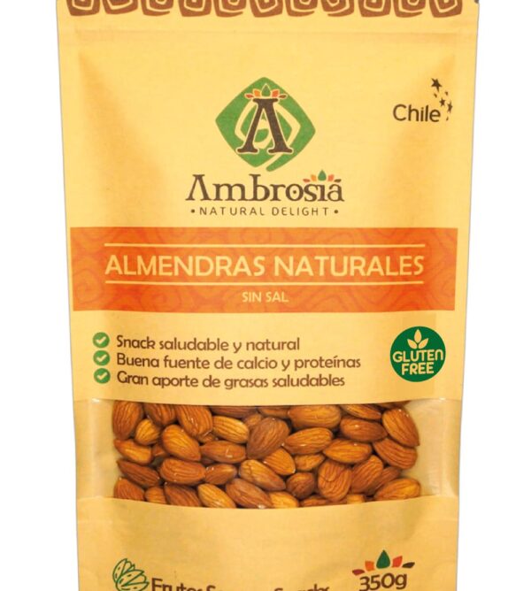Almendras Naturales 350g Ambrosia