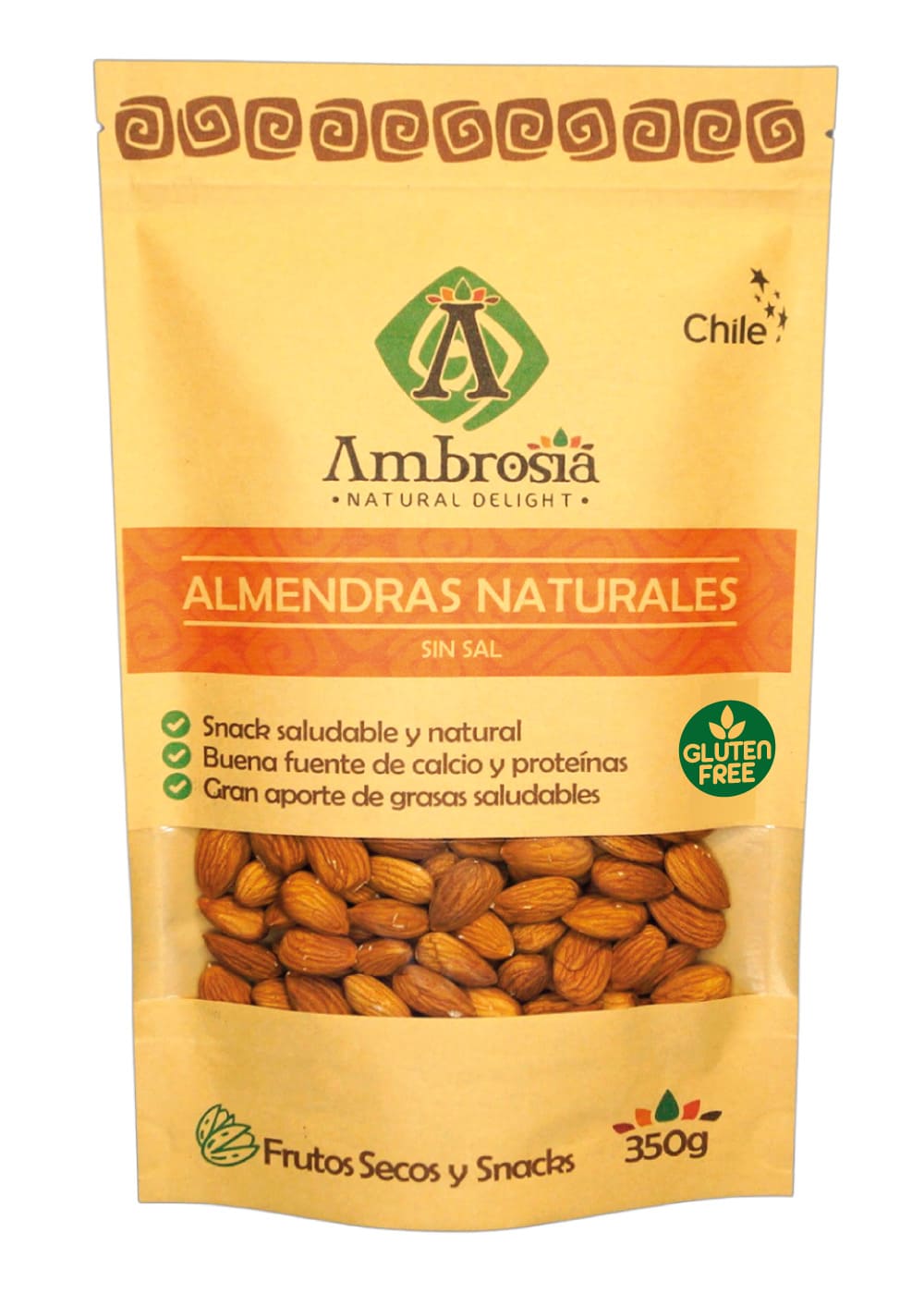 Almendras Naturales 350g Ambrosia