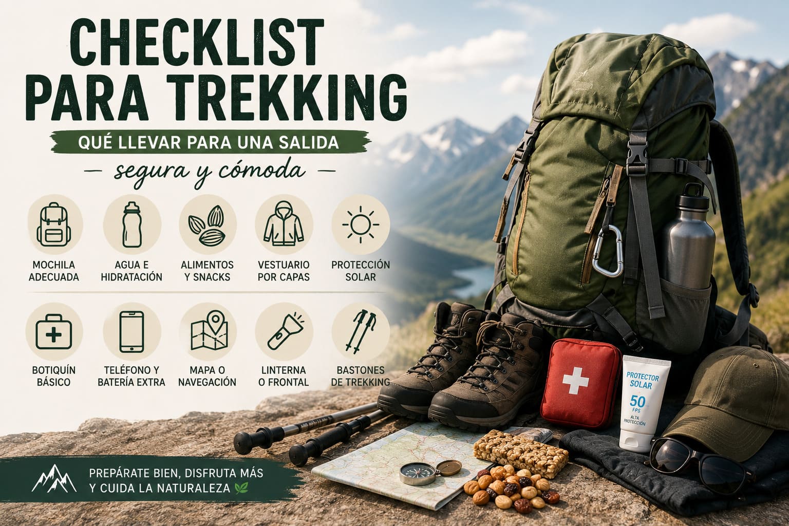 Checklist para trekking