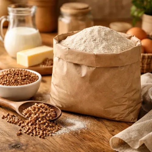 Harina de Trigo Sarraceno 500g Ambrosia - Imagen 2