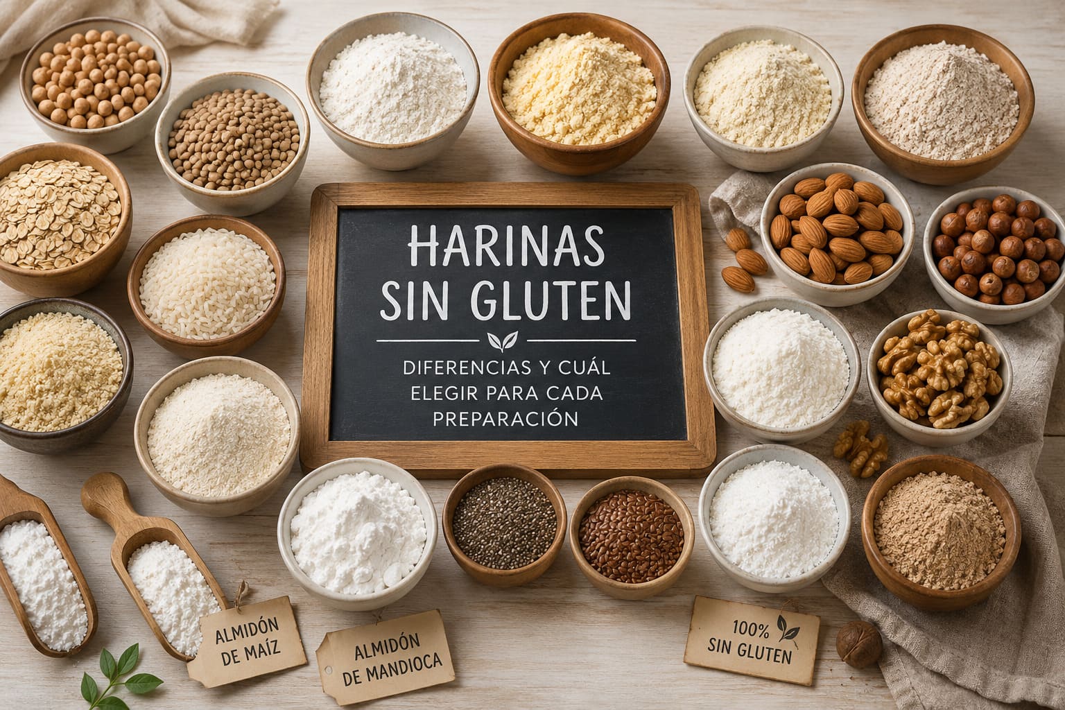 Harinas sin gluten