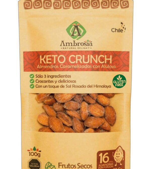 Keto Crunch - Almendras con Alulosa 100g - Ambrosia