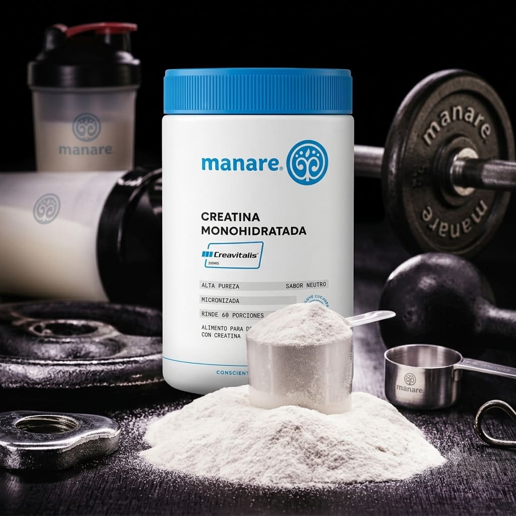 Creatina Monohidratada y Micronizada Creavitalis 300g Manare - Imagen 4