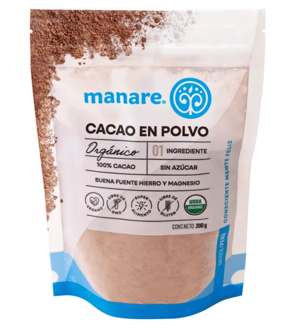 Cacao en polvo 200g Manare