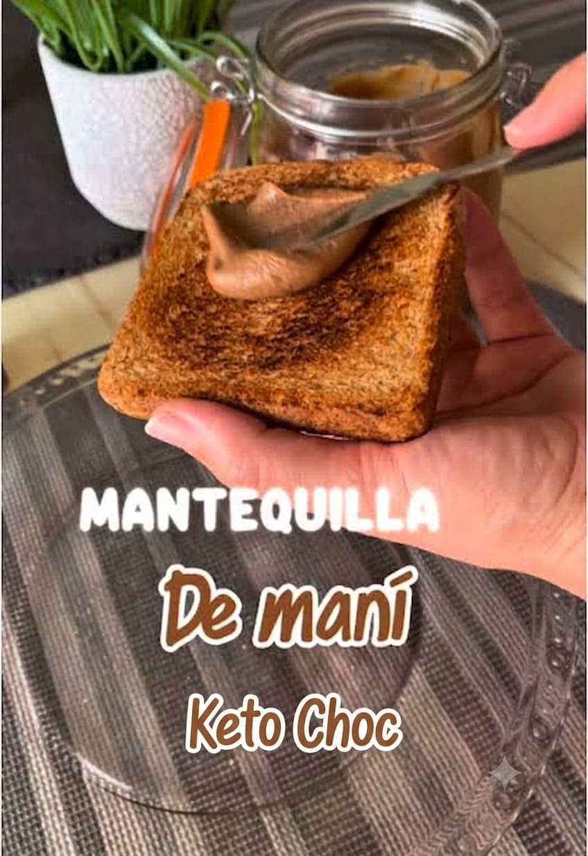 Mantequilla de maní con cacao Keto Choc 420g Ambrosia - Imagen 11