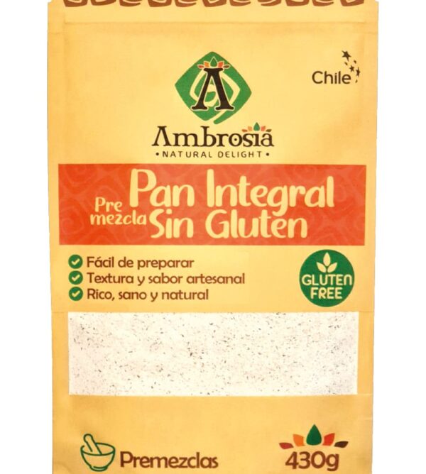 Premezcla Pan Integral Sin Gluten 430g Ambrosia