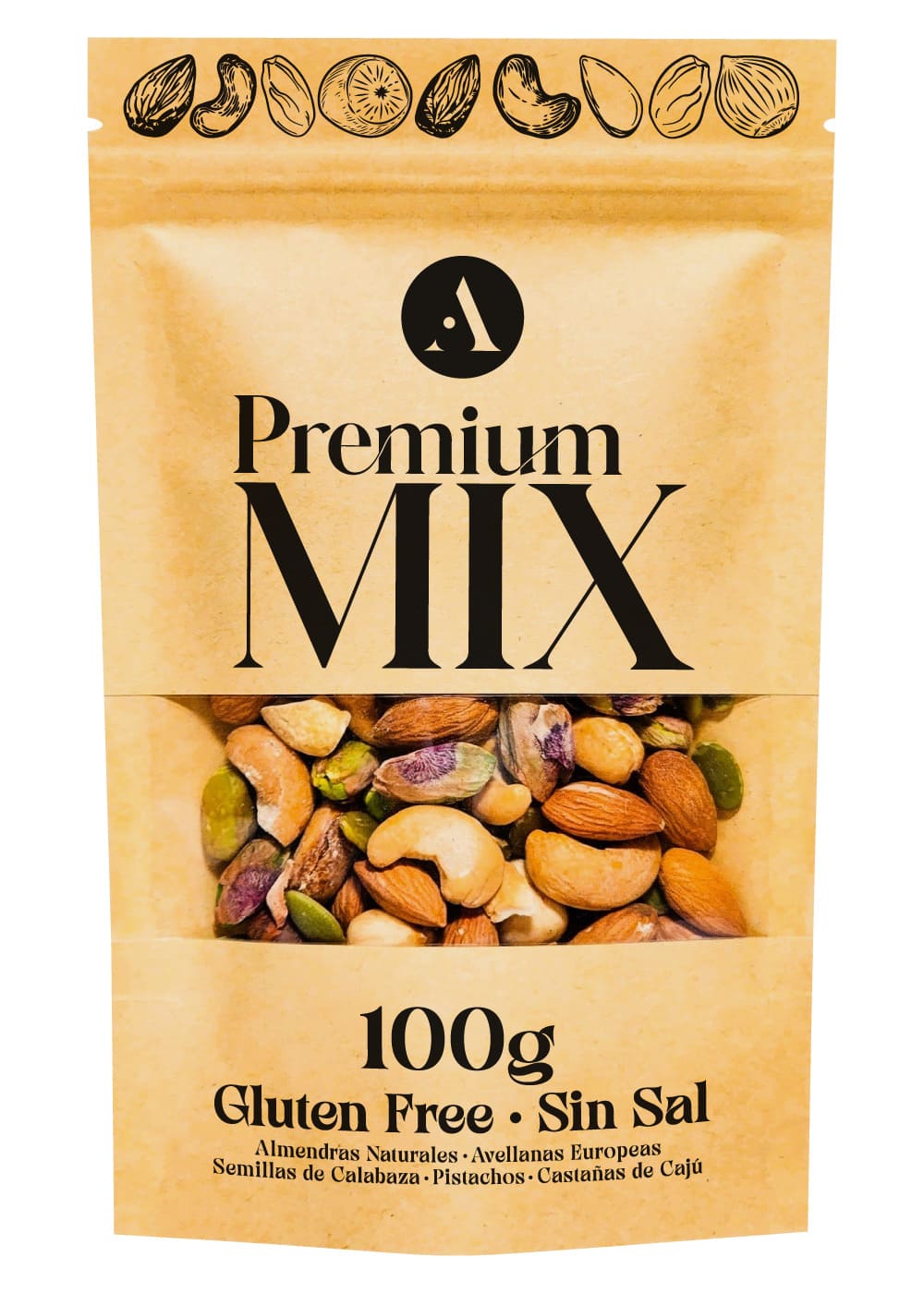 Premium Mix Frutos Secos 100g Ambrosia