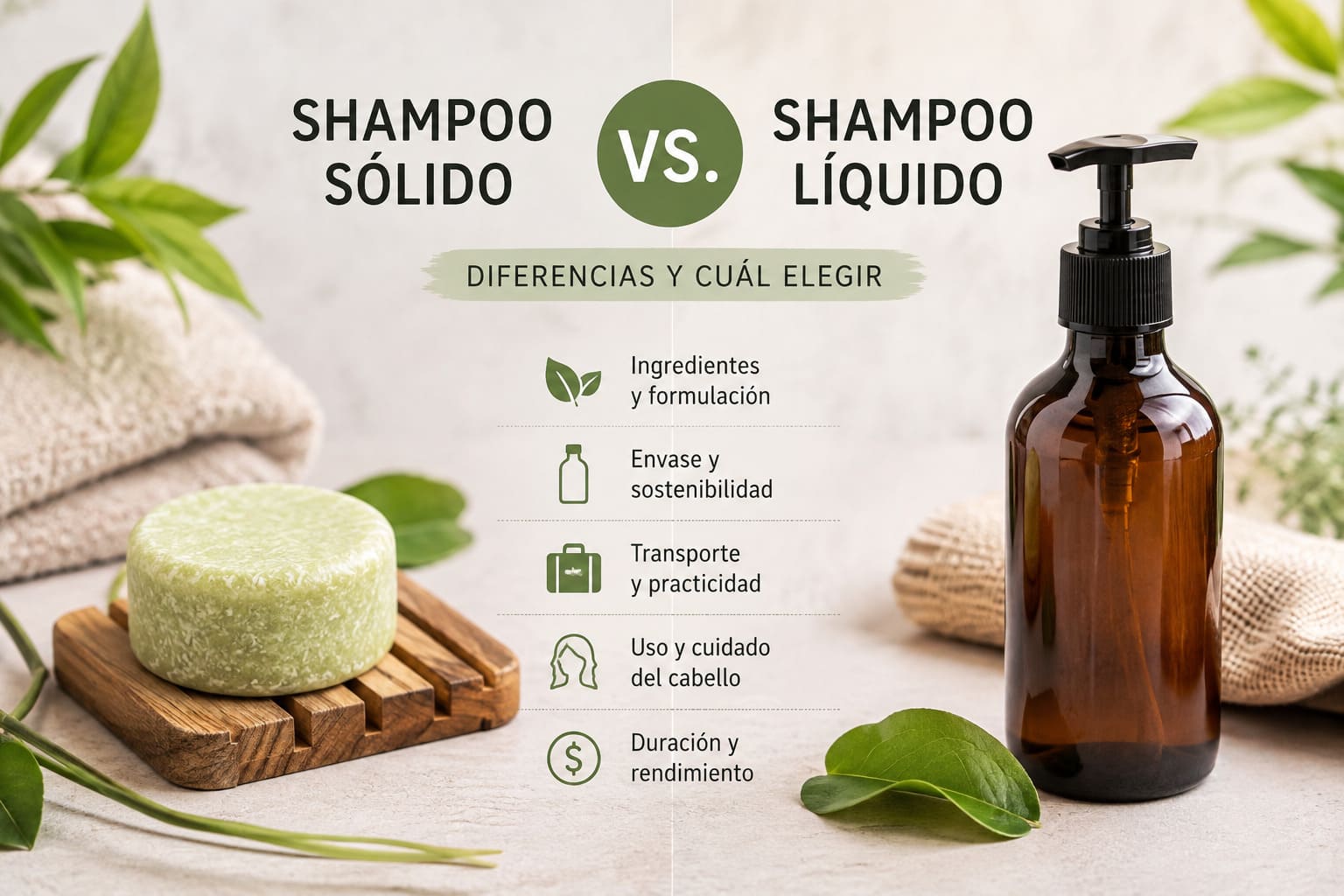 Shampoo Sólido vs Shampoo Líquido